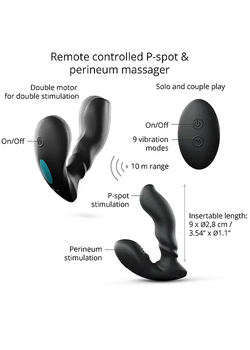 Love To Love Player One Massager - Black Onyx image